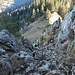 Klettersteig vom Ausstieg aus gesehen