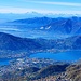 Oggi godiamo di una bella vista sui laghi lecchesi e comaschi