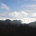 Die Wolkensuppe verdeckt die Berner Alpen