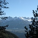 Das Inntal vor den Kalkkögeln.