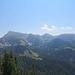 Zoomaufnahme zum Bergkamm des Schneibsteins