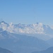 Hohe Berge der Berner Alpen im Zoom