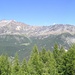 Panorama: Piz Fora, Pizzo Tremoggia, Pizzo Malenco, Sassa d'Entova, Sasso Nero, Sasso Moro, Monte Roggione