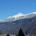auch im Tessin mittlerweile schneebedeckte Berge (Pizzo di Claro)