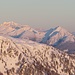 Zoomaufnahme: links oben die Hochalmspitze, höchster Gipfel der Ankogelgruppe