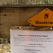 ... mit beachtenswertem Hinweis