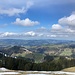 bereits über dem Aeschbachgrabe (im Vordergrund; dahinter der Graben des Bärbachs) - mit Weitblick ins Emmental