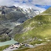 Ein erster Blick zurück zum Glocknerhaus. Mit dem Grossglockner will es einfach nicht so recht.