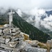 Gipfelkreuz auf Cima di Negrös - frisch repariert