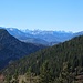 Zoom ins Karwendelgebirge.