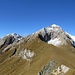 Blick vom Drillinschneid zur Vorderen Kendlspitze und Bretterwandspitze