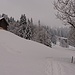 Beim Start war es noch teilweise bewölkt oder zumindest neblig, und letzte Schneeflocken fielen vom Himmel.