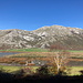 Am Lago del Matese - Blick über den östlichen, sumpfigen Teil des Sees zu La Gallinola und Punta Giulia.
