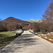 Unterwegs in den Monti del Matese - Hier während der Anfahrt auf dem Sträßchen SP 106, kurz vor Ankunft bei Piano della Corte .