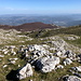 Punta Giulia - Ausblick am Gipfel in etwa östliche Richtung (u. a. nach Campochiaro/Molise).