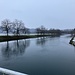 Die Aare beim Stauwehr Schönenwerd.