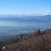 Lago Maggiore und Walliser Alpen.