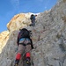 Kletterpassage zum Stösselsattel