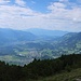 Über den Walgau schaut man bis zum Alpstein.