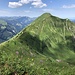 Auf der Güntlespitze - mit Blick zur Üntschenspitze.
