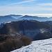 Zoom über den Monte Morissolino zum Nebelmeer.