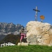 Am Kreisverkehr vor dem Gemeindeamt in Ramsau steht dieses Bergsteigerdenkmal.