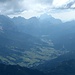 Blick ins Val Badia und bis zum Monte Pelmo