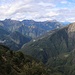 Klasse Ausblicke zu den nördlichen Val-Grande-Bergen.