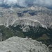 Ausblick nach Norden, unten links das Rifugio Pisciadù