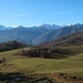 An der Alpe Bondale ergibt sich nochmals ein schöner Blick zum Monte Barone.