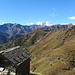 Vista sul Monte Rosa dall'Alpe Ratte.