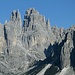 Vajolettürme, darunter die gleichnamige Hütte, die wir in eineinhalb Stunden erreichten.