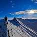 Bergsteiger im Licht