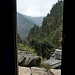 Ausblick aus dem Mini Zimmer in Chhetra Khola