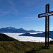 Dalla croce sopra l'Alpe di Colonno verso il ramo di Lecco del Lario