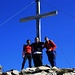 Das Obwalder HIKR-Team mit Niranjan, Andi und Tobi auf dem Barglen / Schiben (2669m).