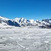 Auf dem Längfluhgletscher, Blick nach Süden