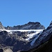 Blick rüber zum Gletschereinstieg zum Mera-La direkt neben dem Base Camp