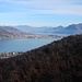 Kurz vor dem Ziel hat man nochmals einen schönen Blick hinunter zum Lago Maggiore.
