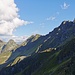 Rückblkick zu allen Gipfeln des Höhenwegs, Tristenkopf und Kleiner Galtenberg