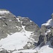 Canalino di accesso alla vetta (zoom dall'alpe di Ruscada)