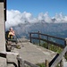 Marcel beim Pausieren auf der Alp Ochsenplätzli