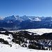 EMJ - und besonnte Höji Sulegg - mit verbleibendem Nebelmeer über dem Thunersee