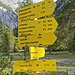 Abzweigung, offizielle Zeitangabe zum Karwendelhaus 7:30 Stunden