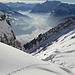 Skitourenidylle hoch über der Linthebene