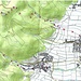 Karte mit der eingezeichneten Tour (Kartengrundlage: opentopomap.org). Der Bahnhof Maikammer liegt rechts außerhalb der Karte etwa 1,2 km von der Ortsmitte entfernt.