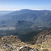 Serra Dolcedorme - Ausblick am Gipfel, u. a. nach Morano Calabro.