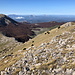 Im Abstieg von der Serra Dolcedorme - Hinunter zum Passo di Vallepiana. Rechts ist der nordwestliche "Nebengipfel" der Serra Dolcedorme zu sehen.