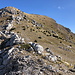 Am Passo di Vallepiana - Rückblick auf die Westflanke der Serra Dolcedorme, durch die gerade der Abstieg erfolgte.