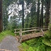 Holzbrücke auf dem Weg vom Muggenstutz
